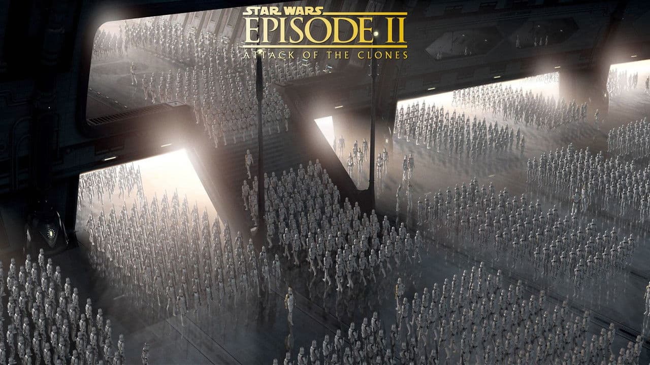 Star Wars: Episode II - Attack of the Clones — backdrops with title 1