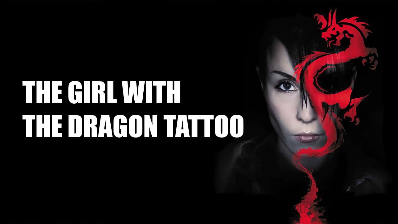 The Girl with the Dragon Tattoo — backdrops with title 2