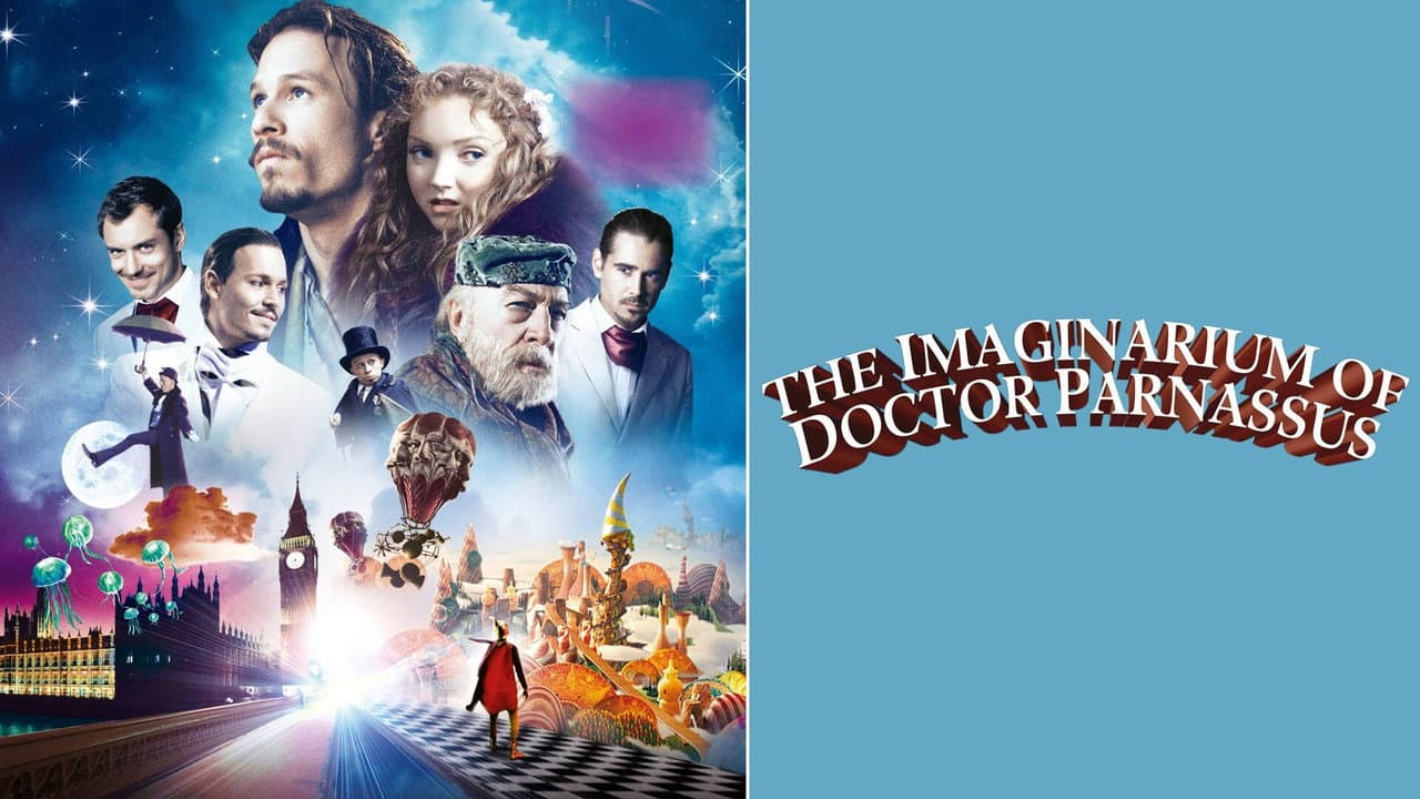 The Imaginarium of Doctor Parnassus — backdrops with title 4