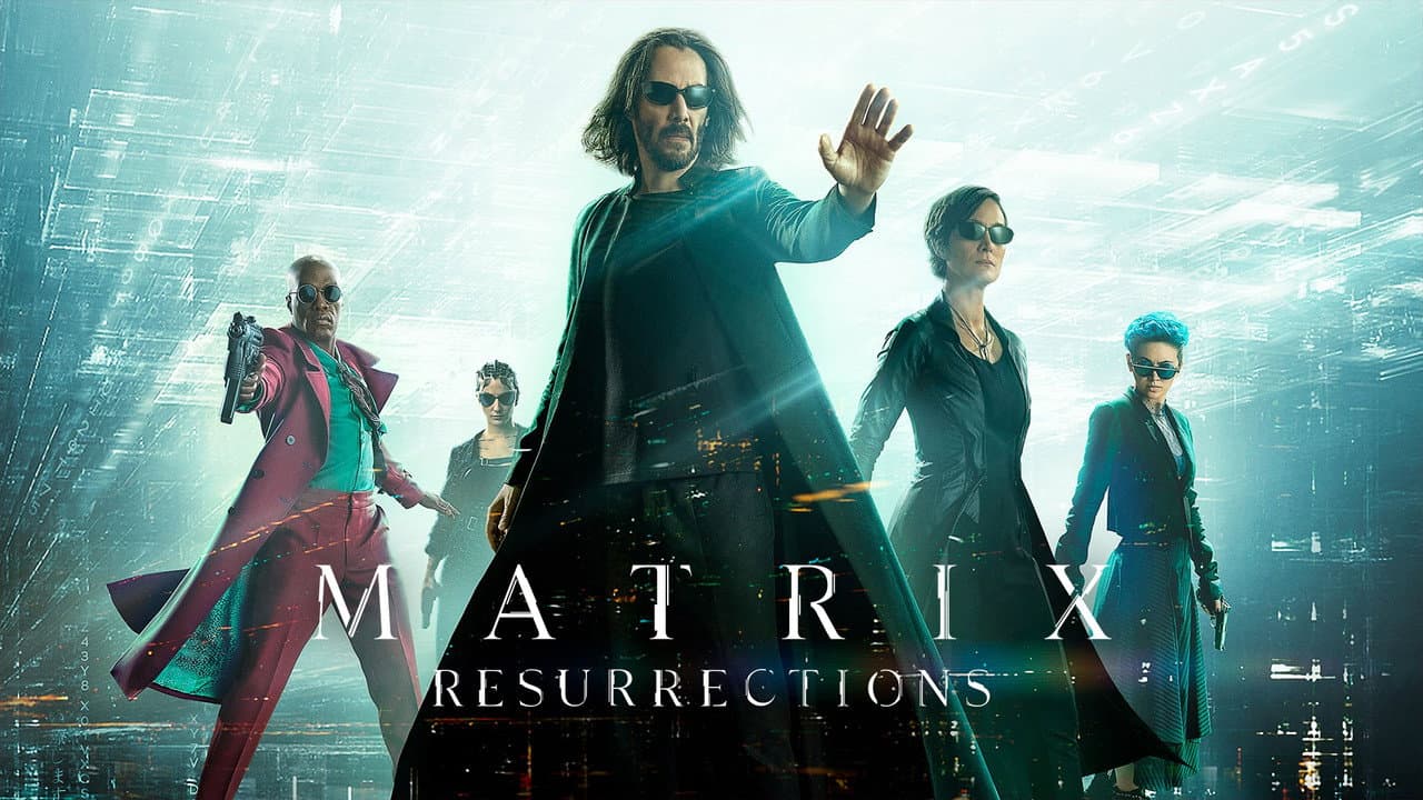 The Matrix Resurrections — backdrops with title 5