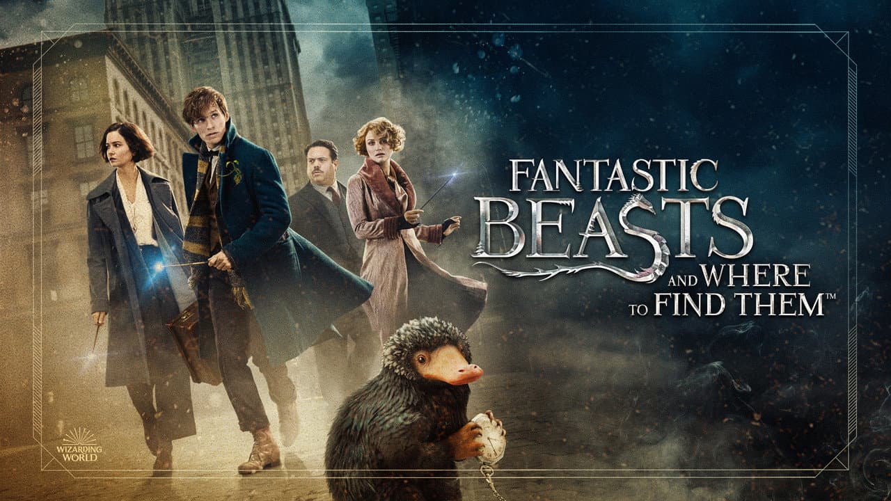 Fantastic Beasts and Where to Find Them — backdrops with title 2