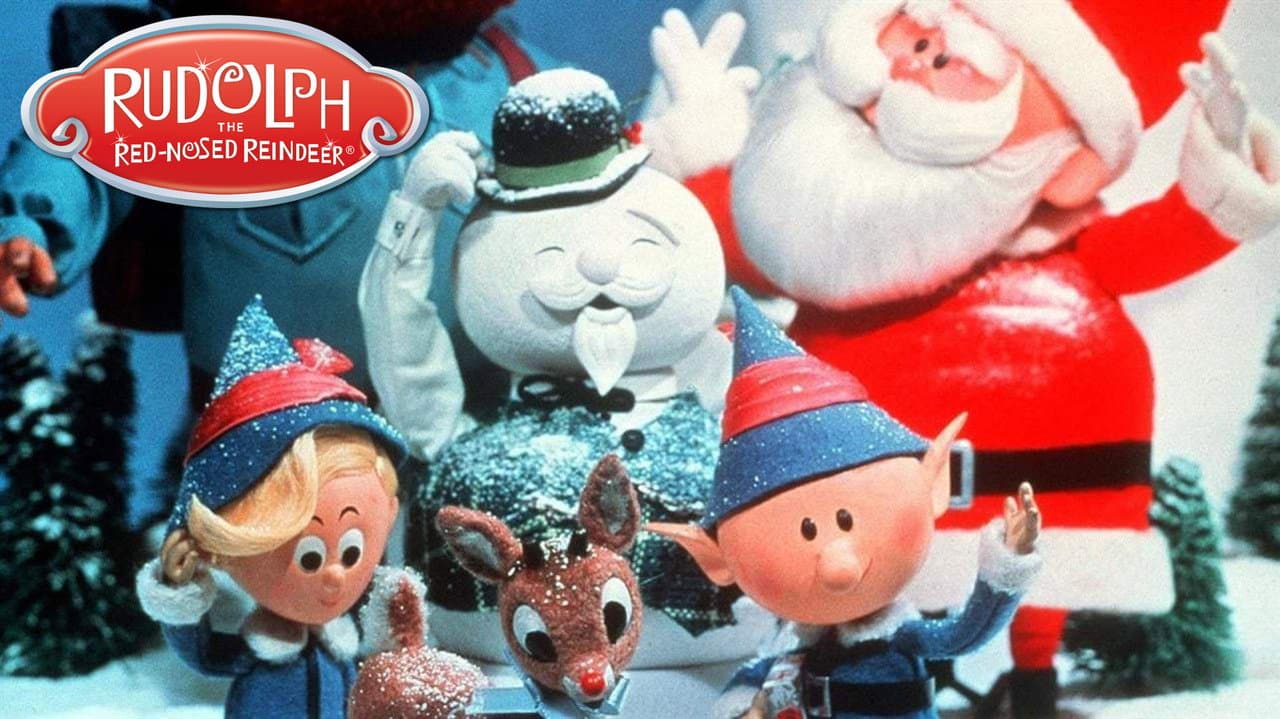 Rudolph the Red-Nosed Reindeer — backdrops with title 5