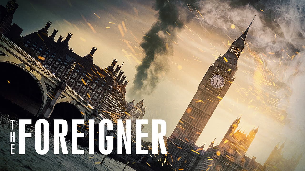 The Foreigner — backdrops with title 5