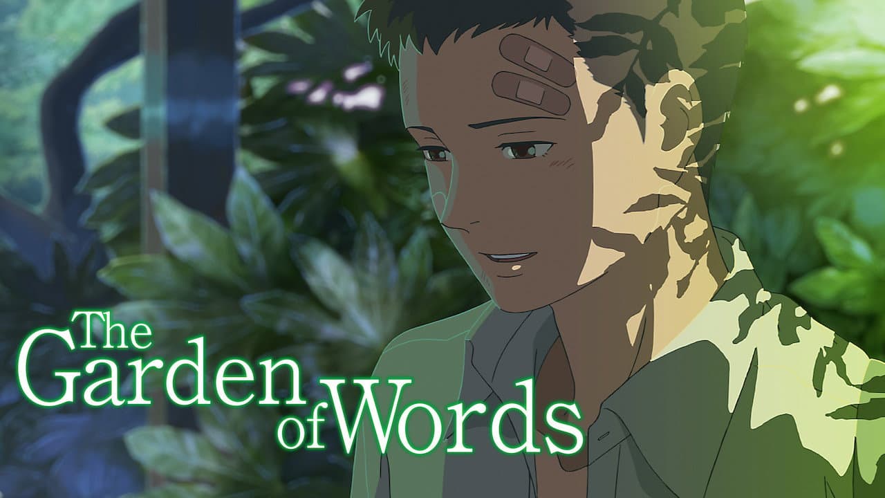 The Garden of Words — backdrops with title 5