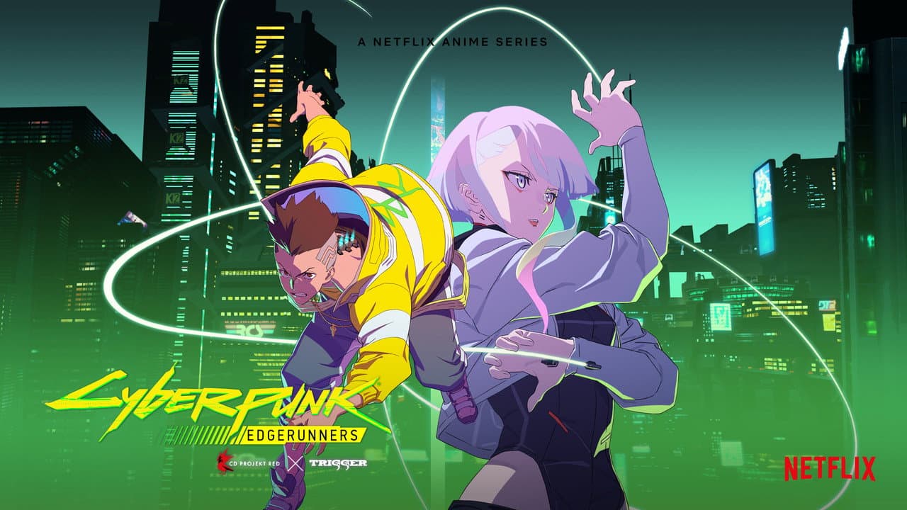 Cyberpunk: Edgerunners — backdrops with title 5
