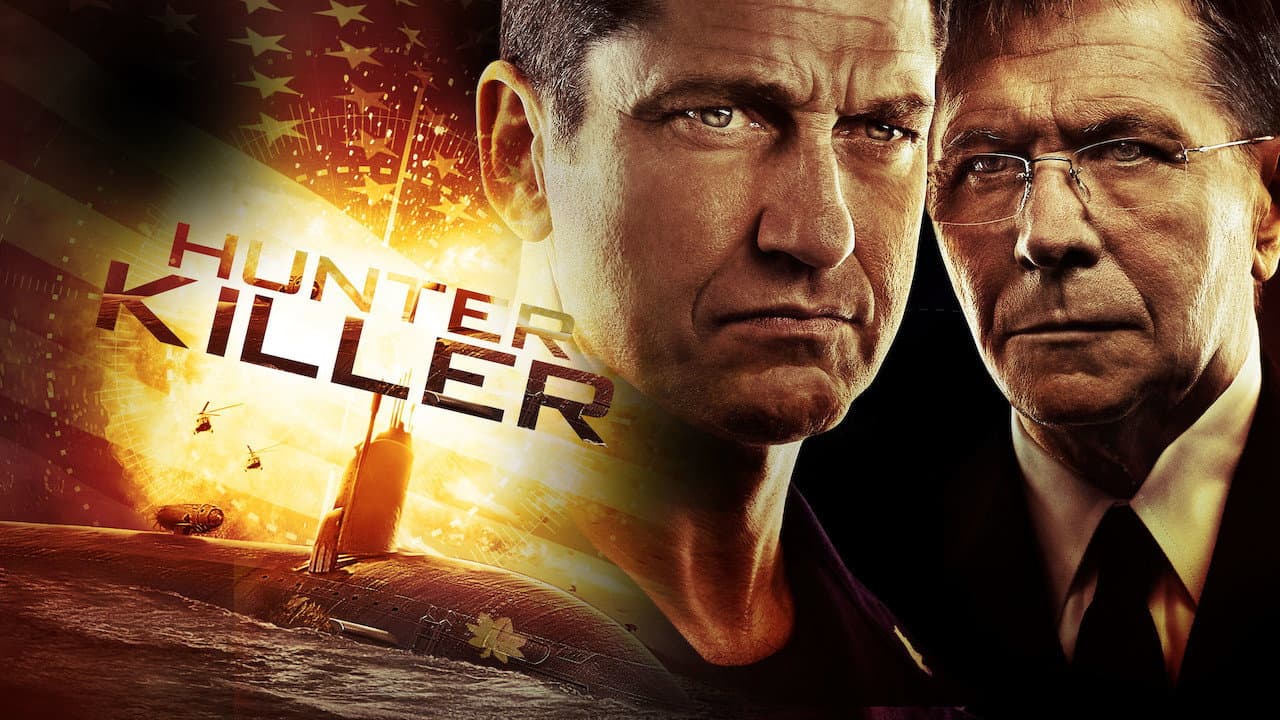 Hunter Killer — backdrops with title 7
