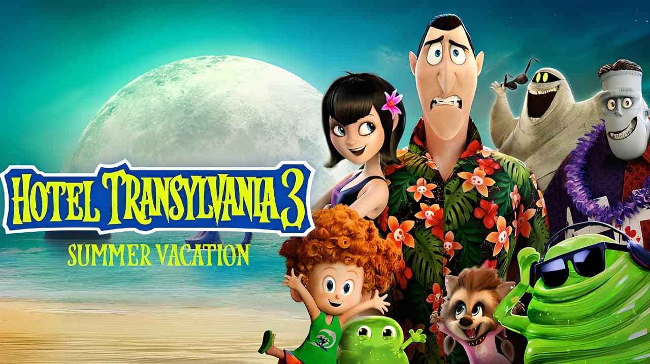 Hotel Transylvania 3: Summer Vacation — backdrops with title 4