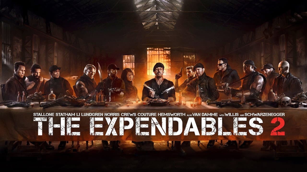 The Expendables 2 — backdrops with title 7