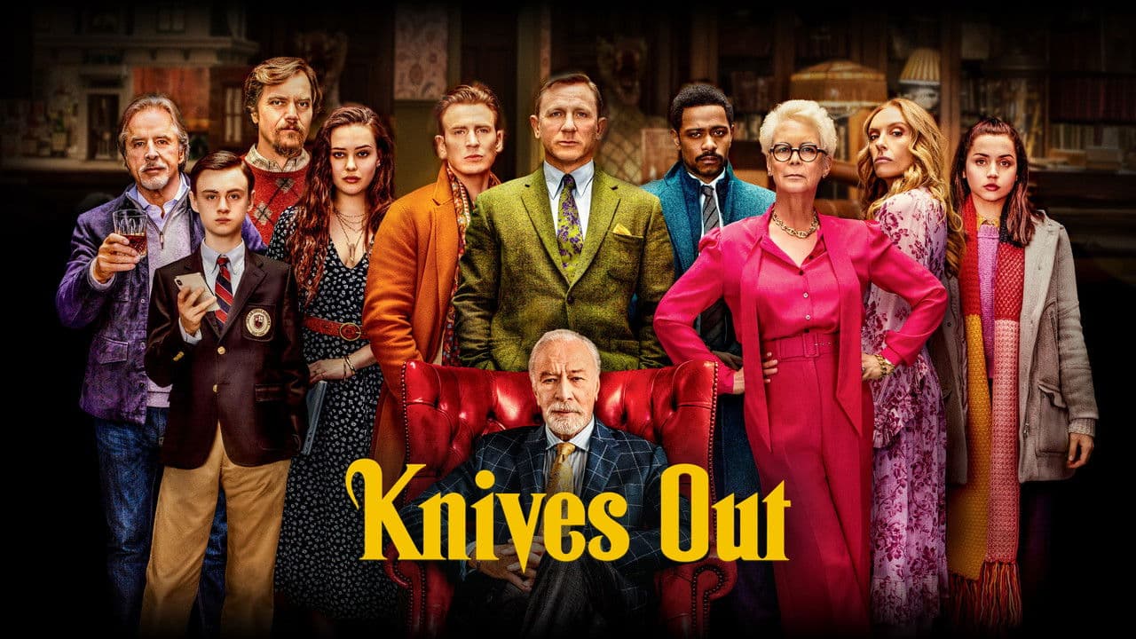 Knives Out — backdrops with title 1