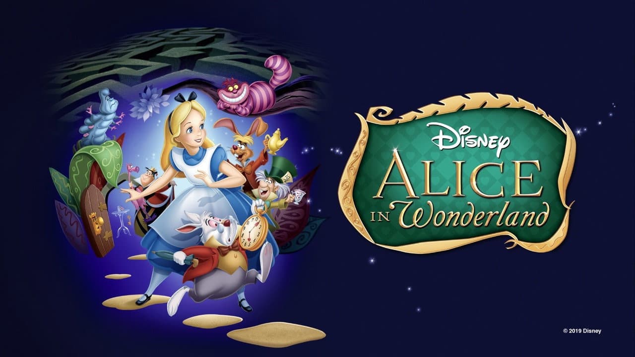 Alice in Wonderland — backdrops with title 7
