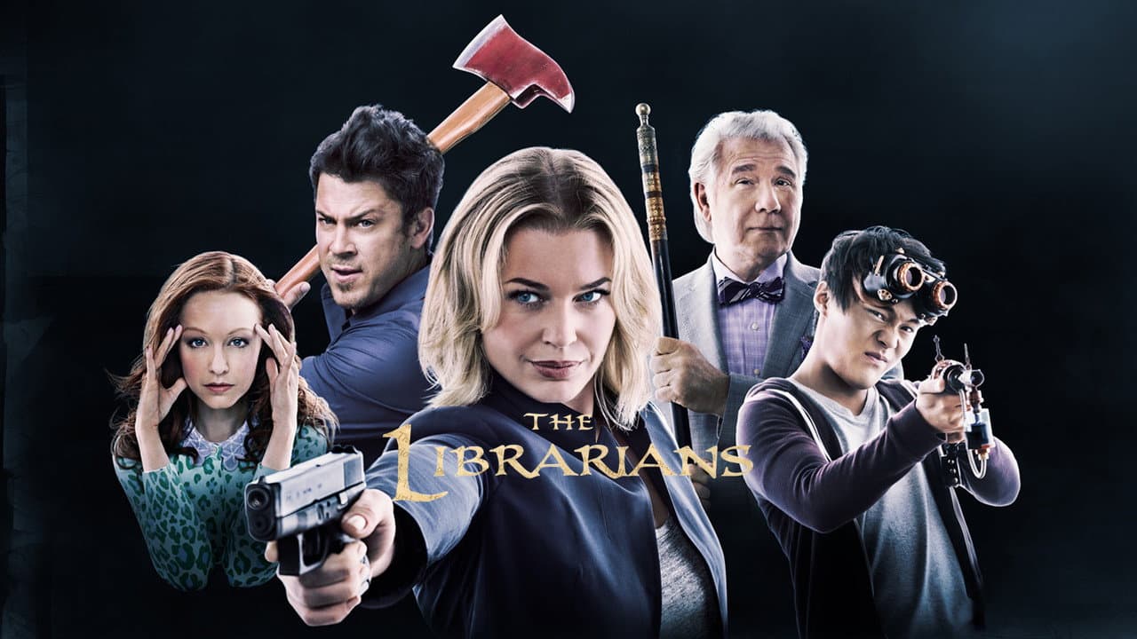The Librarians — backdrops with title 6