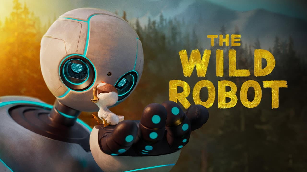 The Wild Robot — backdrops with title 3