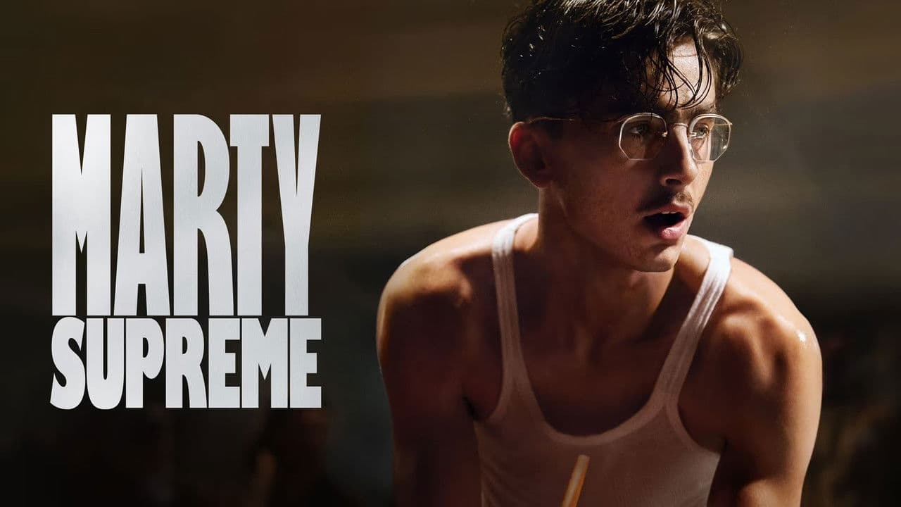Marty Supreme — backdrops with title 3