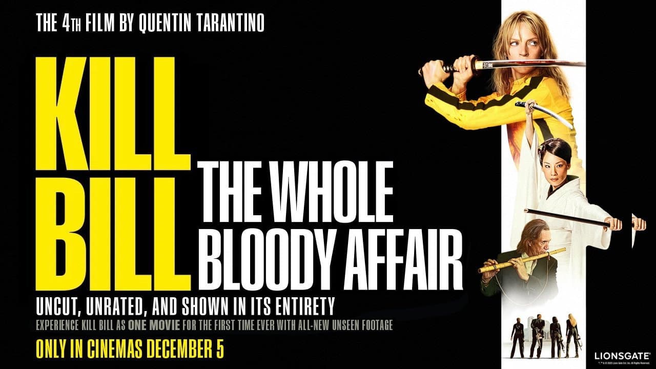 Kill Bill: The Whole Bloody Affair — backdrops with title 7