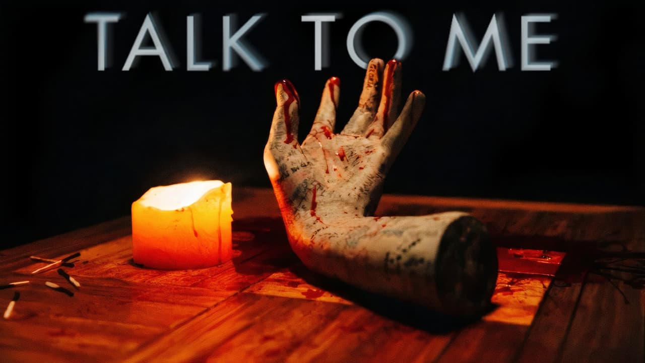 Talk to Me — backdrops with title 3