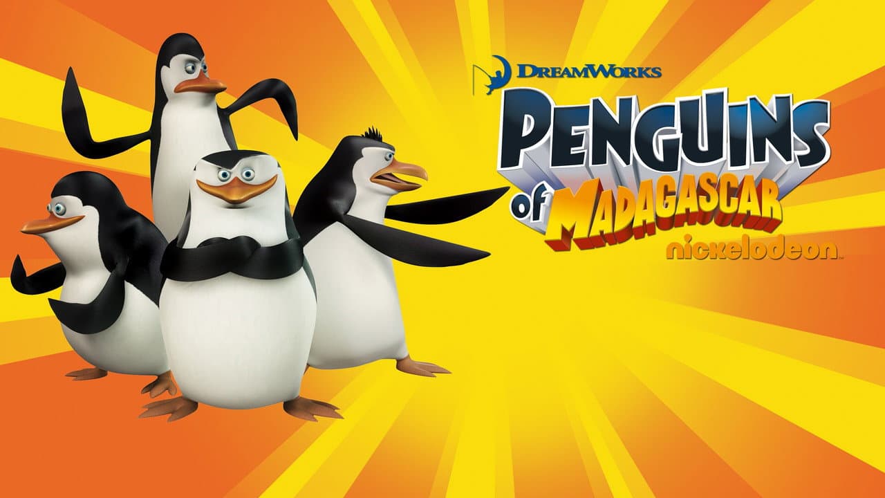 The Penguins of Madagascar — backdrops with title 6