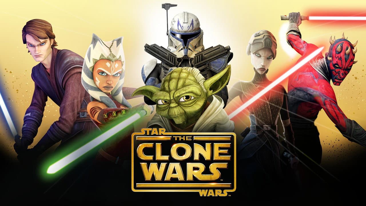 Star Wars: The Clone Wars — backdrops with title 5