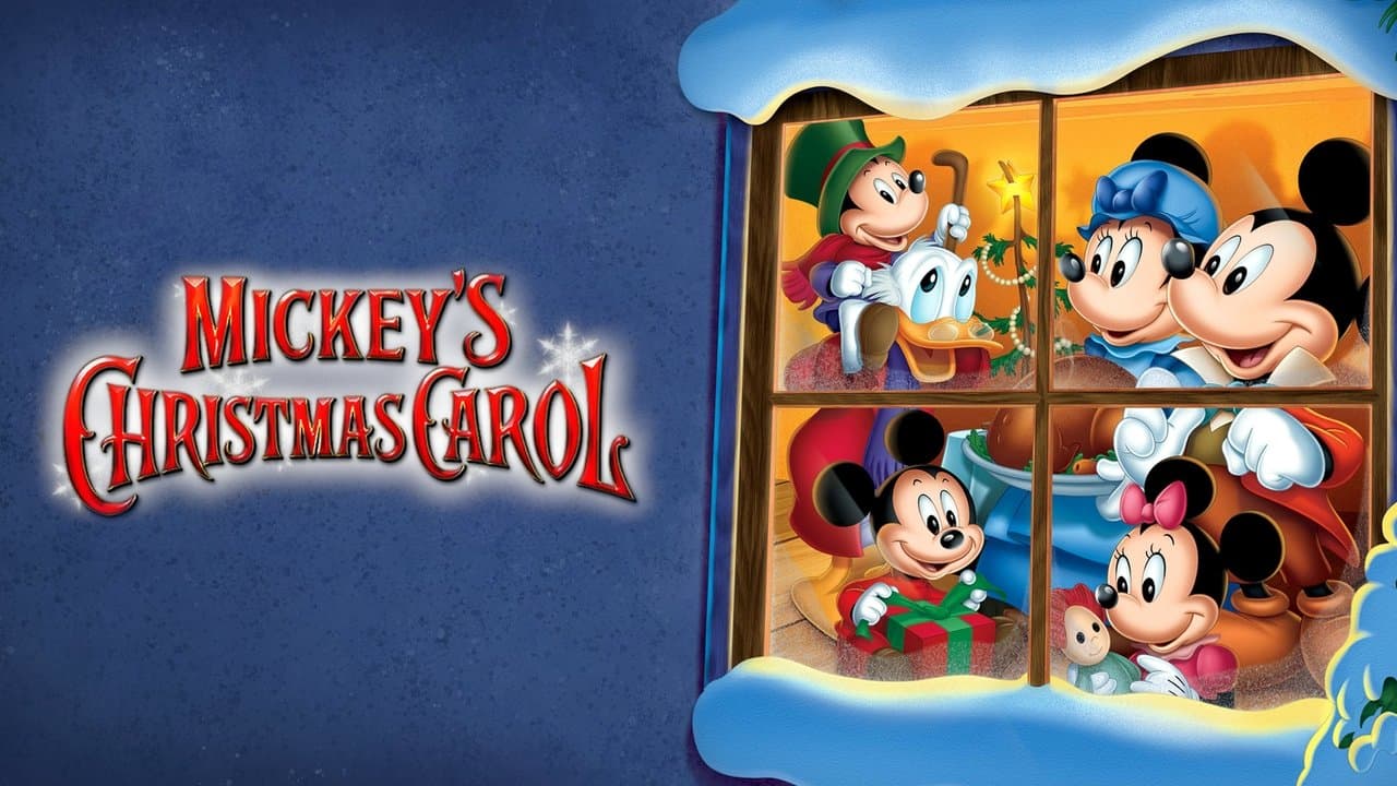 Mickey's Christmas Carol — backdrops with title 1