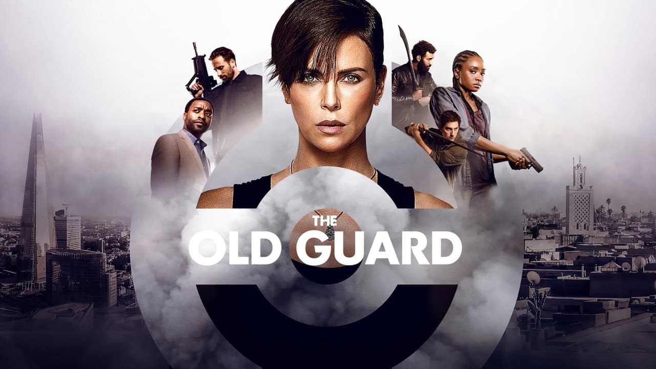 The Old Guard — backdrops with title 2