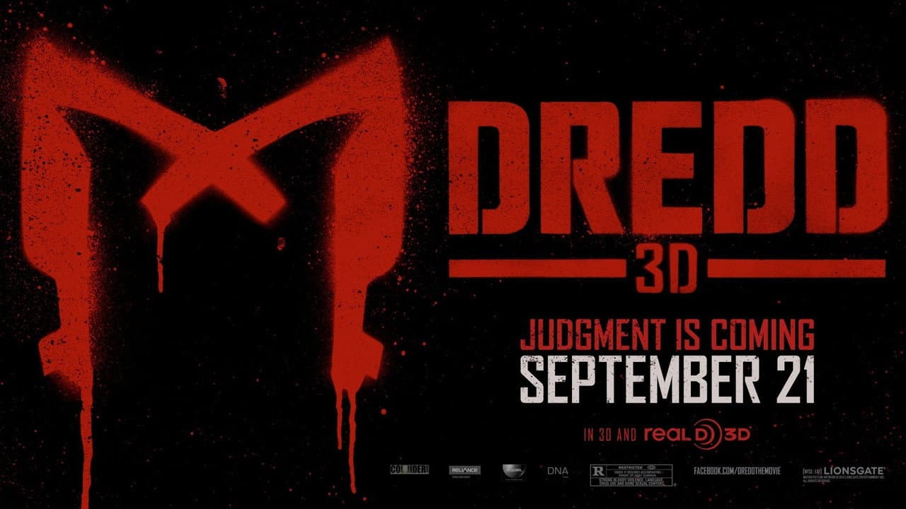 Dredd — backdrops with title 1