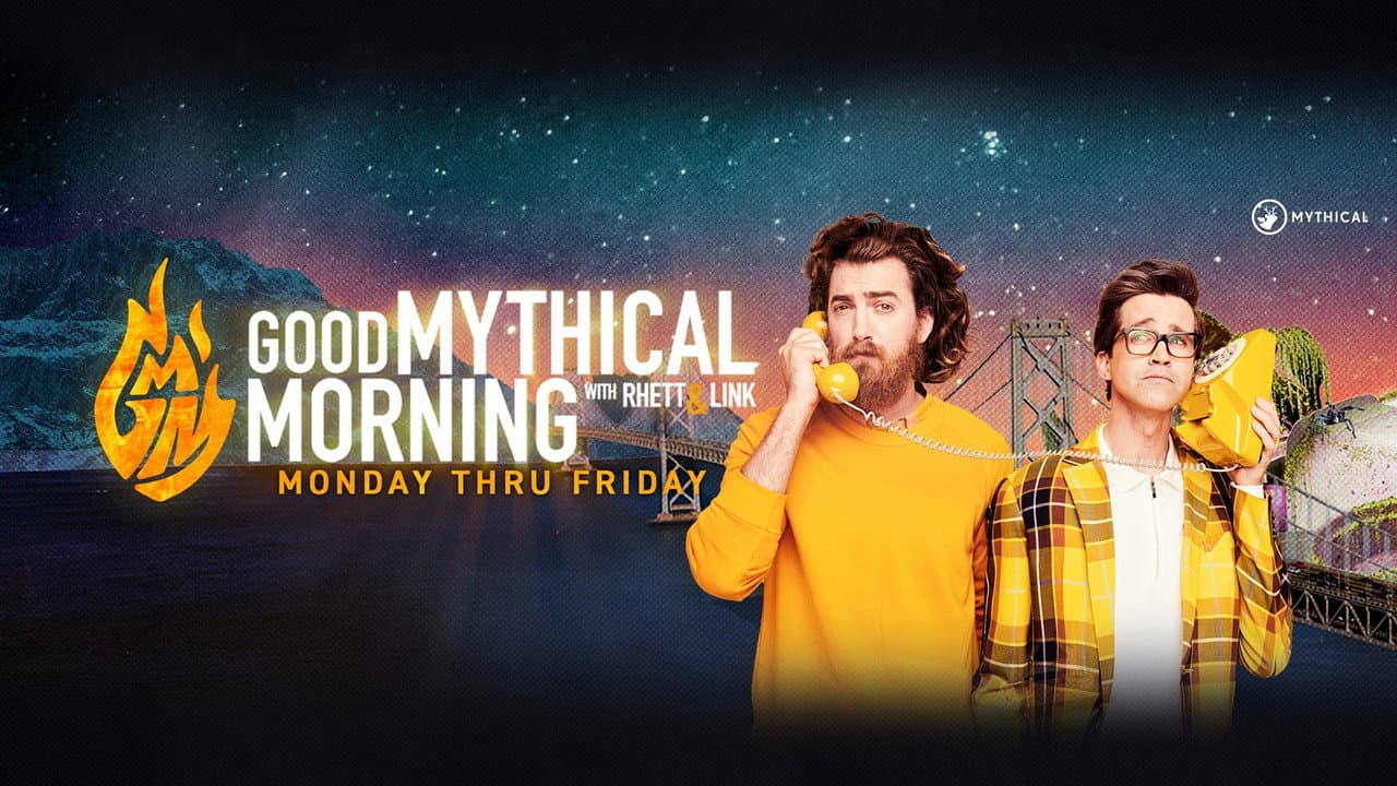 Good Mythical Morning — backdrops with title 1