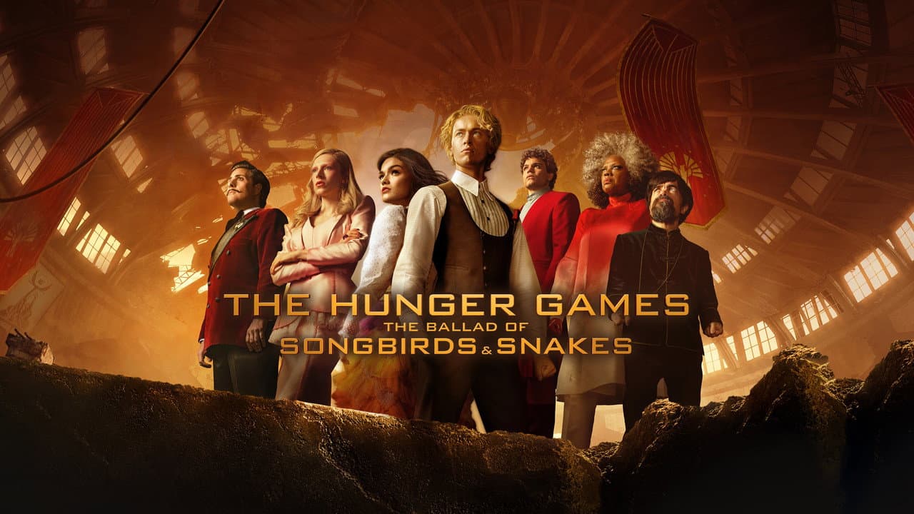 The Hunger Games: The Ballad of Songbirds & Snakes — backdrops with title 2