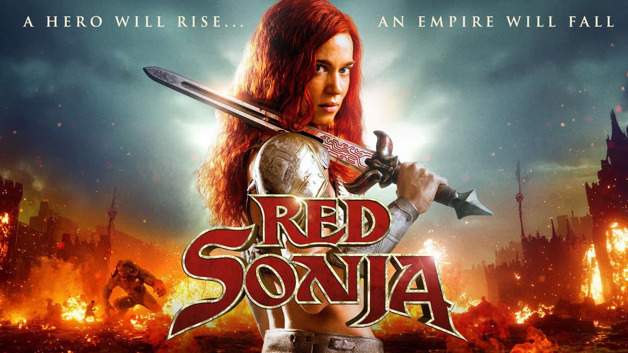 Red Sonja — backdrops with title 7