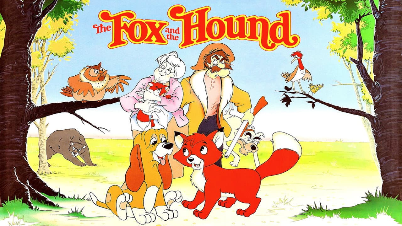 The Fox and the Hound — backdrops with title 3