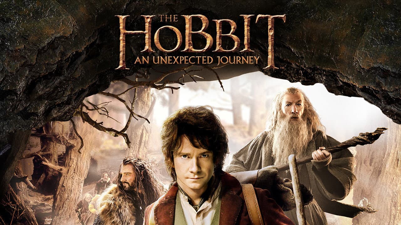 The Hobbit: An Unexpected Journey — backdrops with title 4