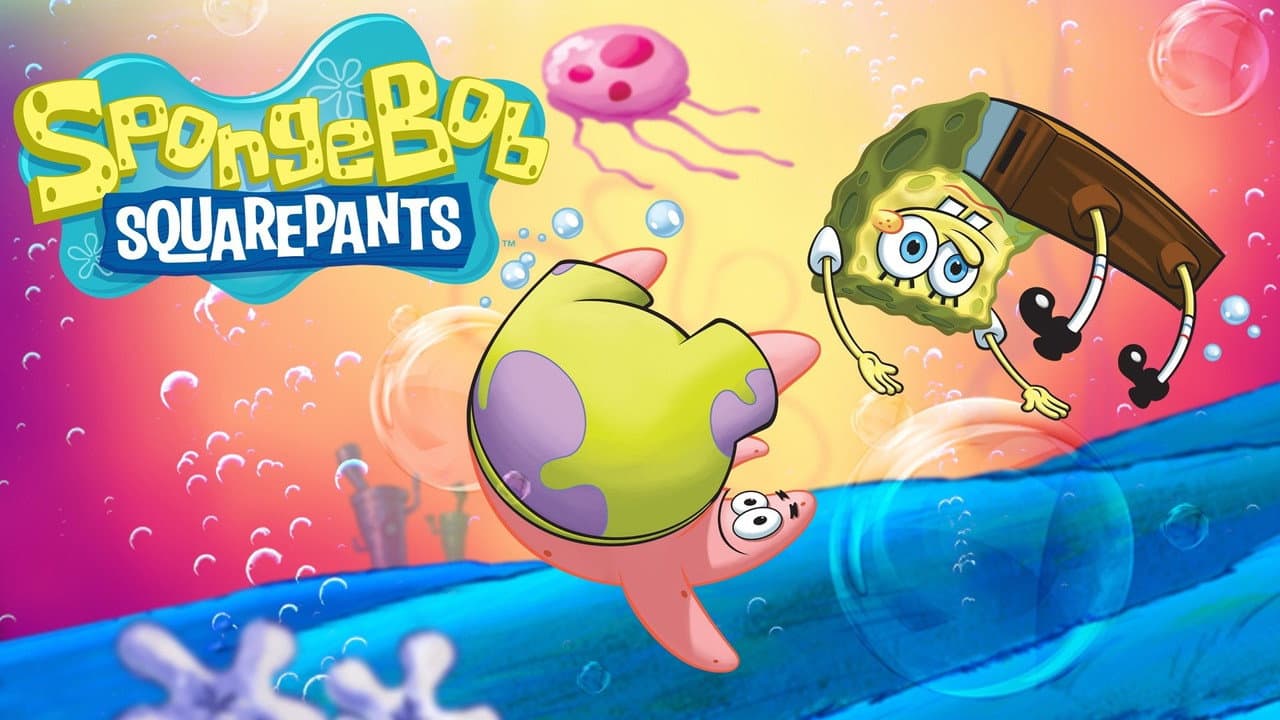 SpongeBob SquarePants — backdrops with title 4