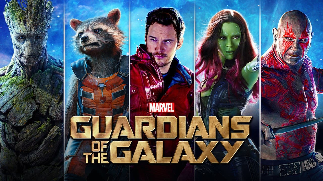 Guardians of the Galaxy — backdrops with title 4