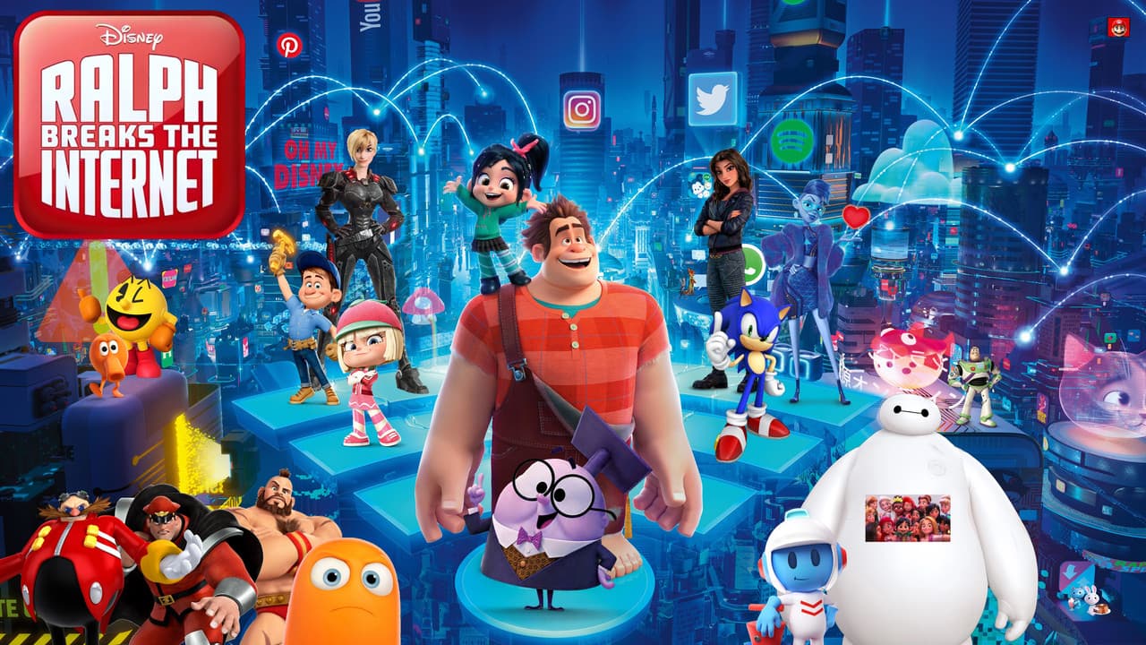 Ralph Breaks the Internet — backdrops with title 4