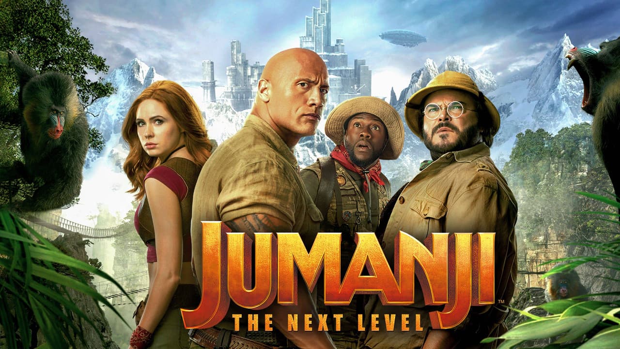 Jumanji: The Next Level — backdrops with title 7