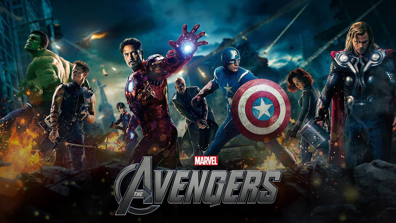 The Avengers — backdrops with title 1