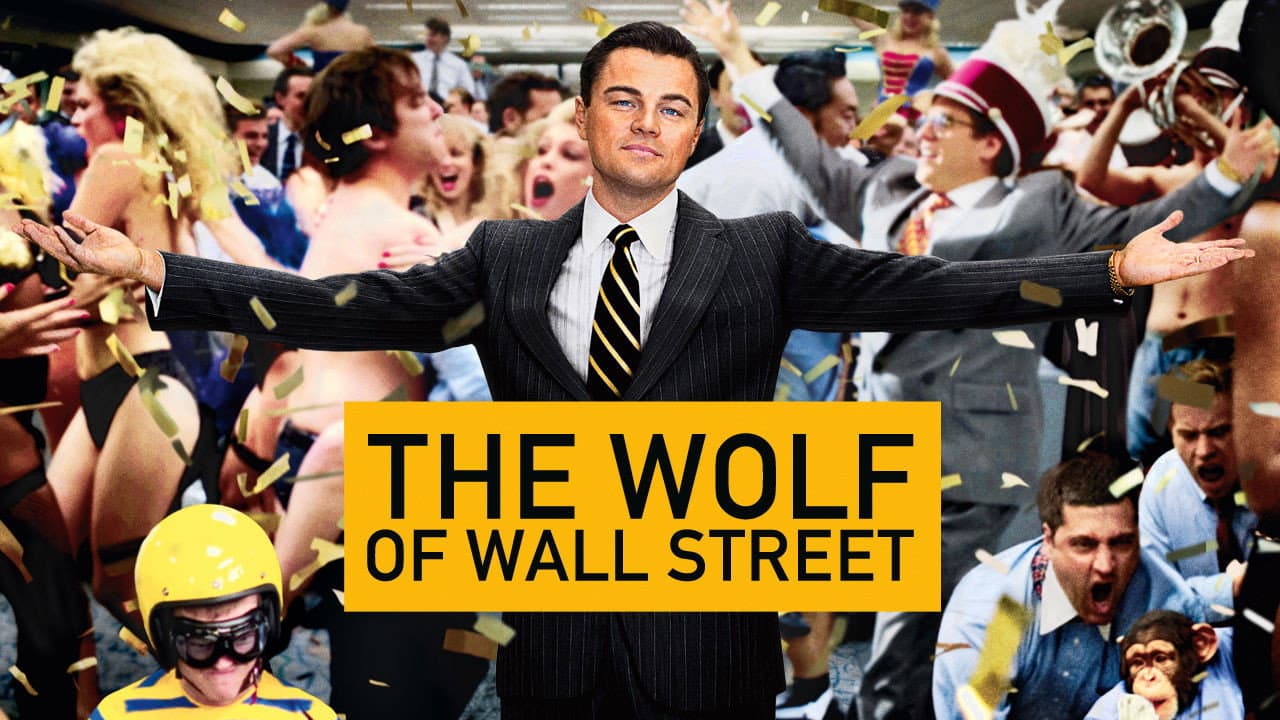 The Wolf of Wall Street — backdrops with title 7