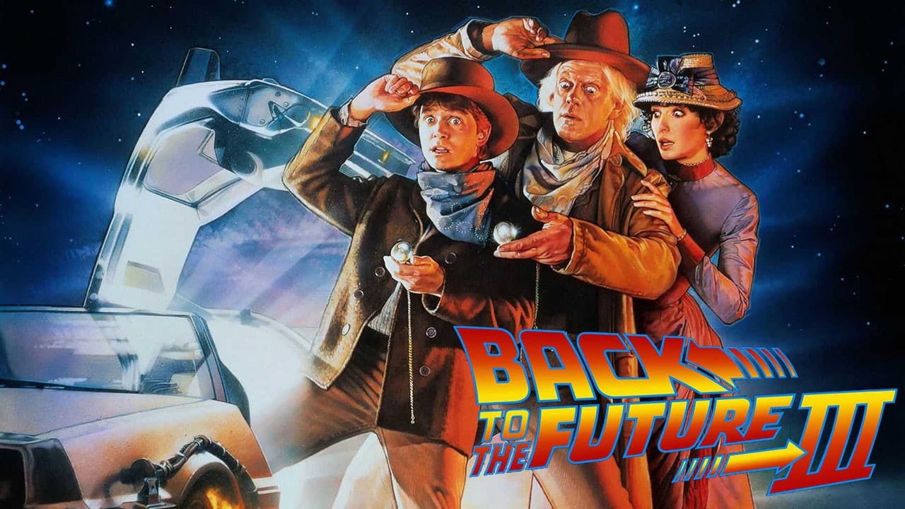Back to the Future Part III — backdrops with title 3