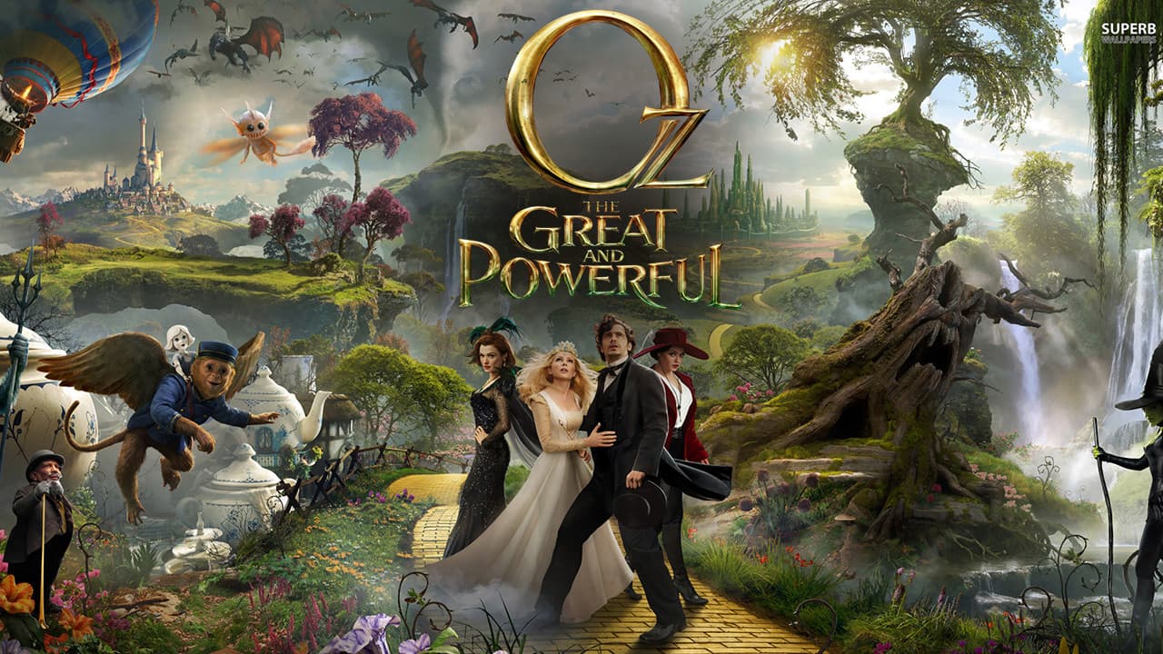 Oz the Great and Powerful — backdrops with title 1