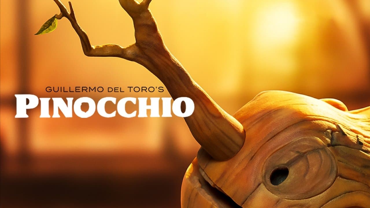 Guillermo del Toro's Pinocchio — backdrops with title 1