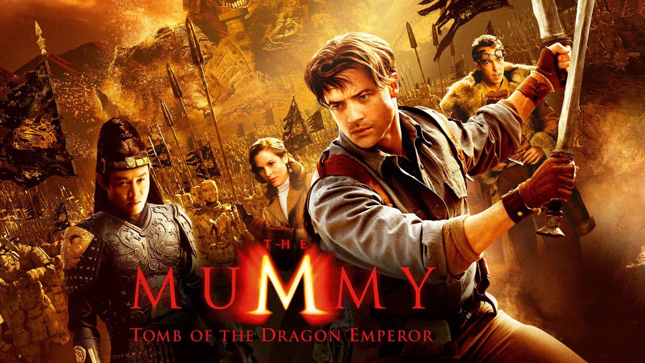 The Mummy: Tomb of the Dragon Emperor — backdrops with title 2