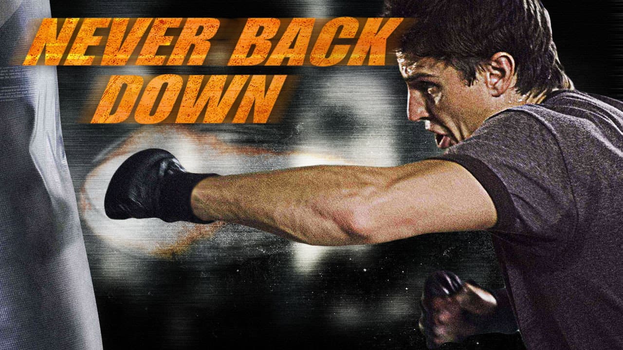 Never Back Down — backdrops with title 3