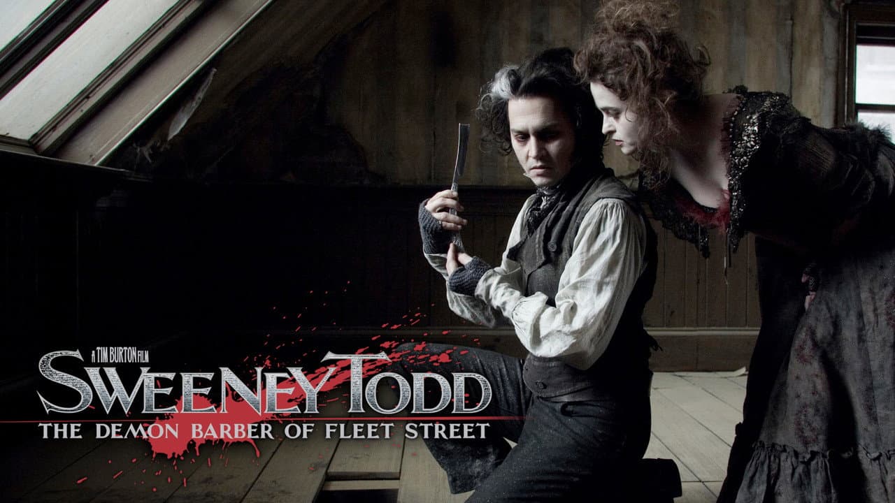 Sweeney Todd: The Demon Barber of Fleet Street — backdrops with title 6