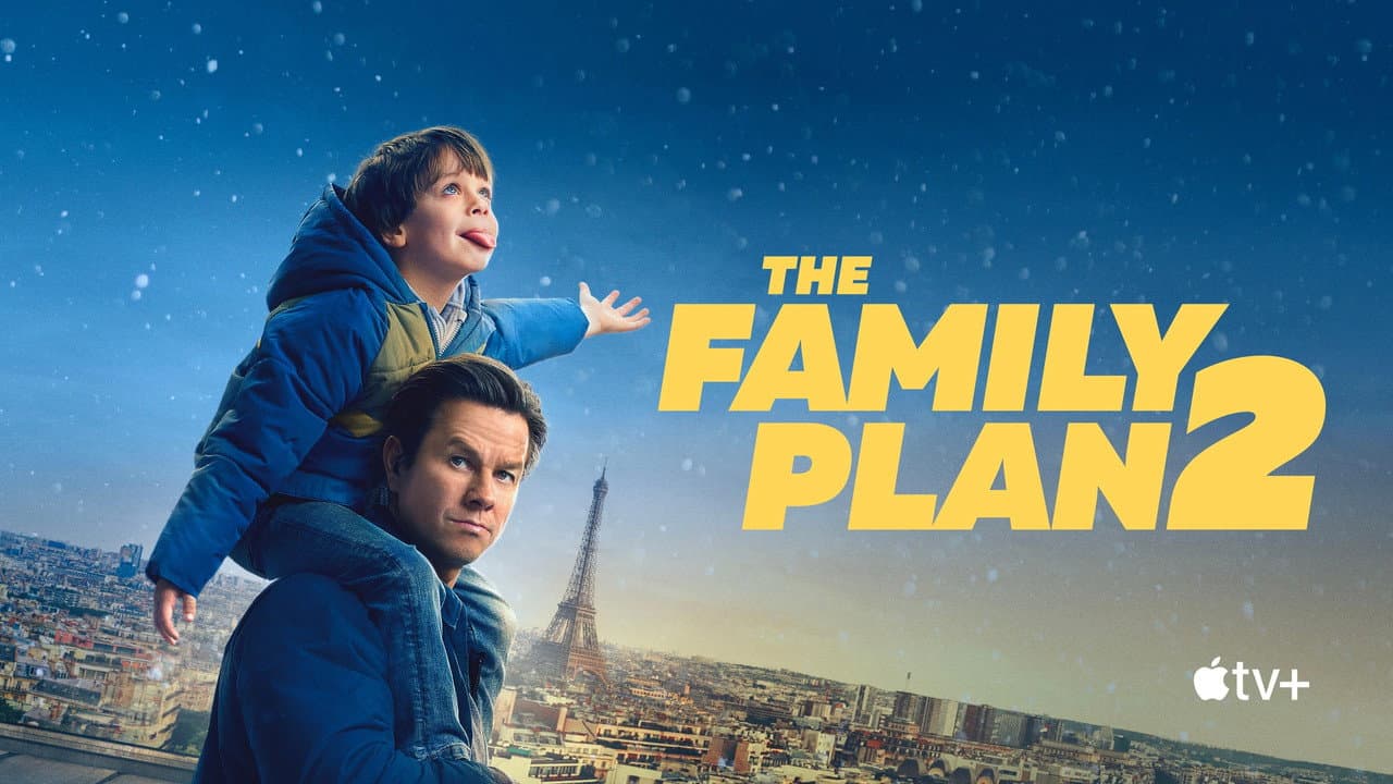 The Family Plan 2 — backdrops with title 5