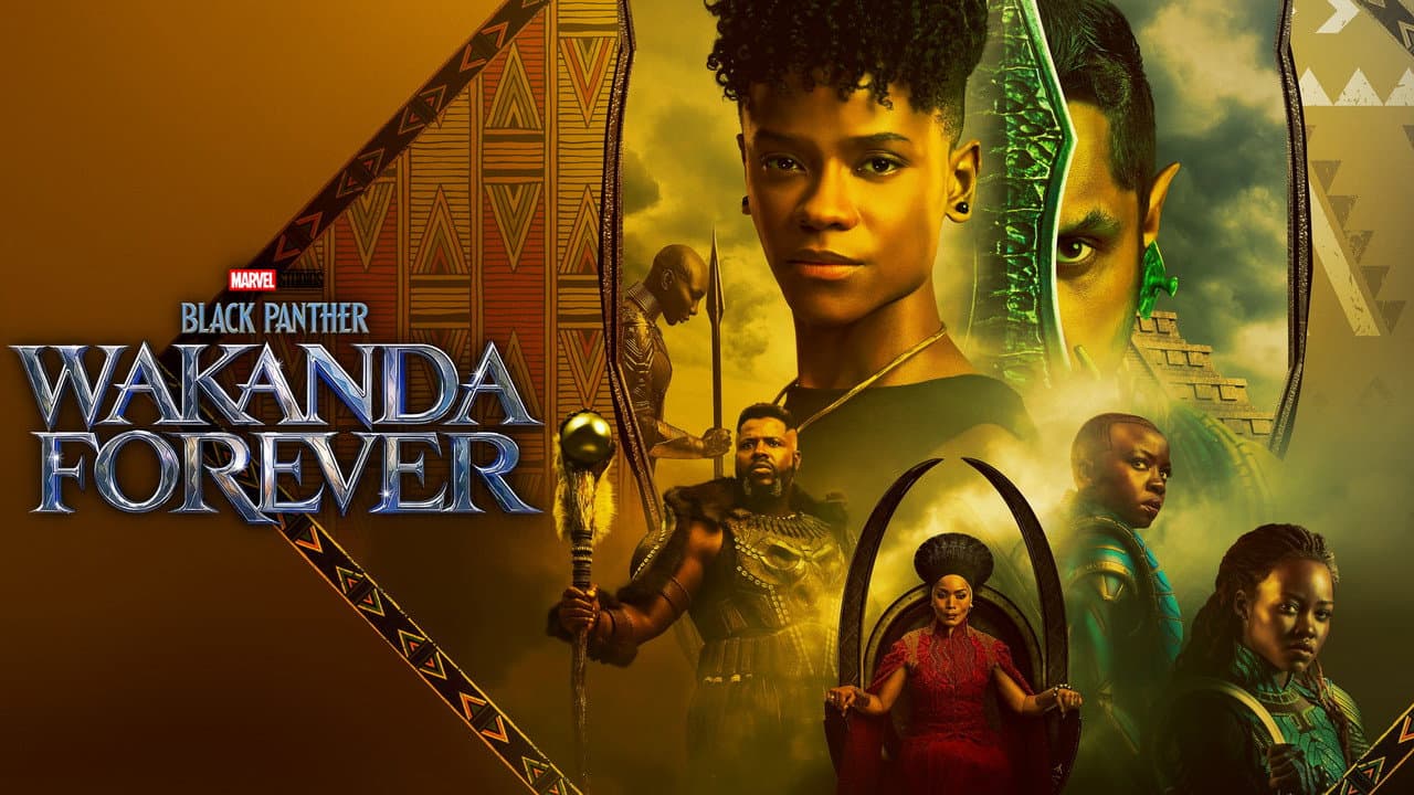 Black Panther: Wakanda Forever — backdrops with title 3