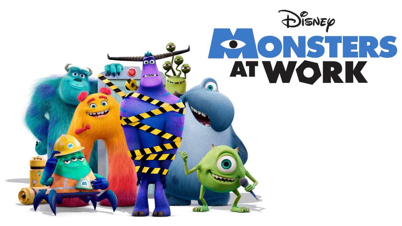 Monsters at Work — backdrops with title 6