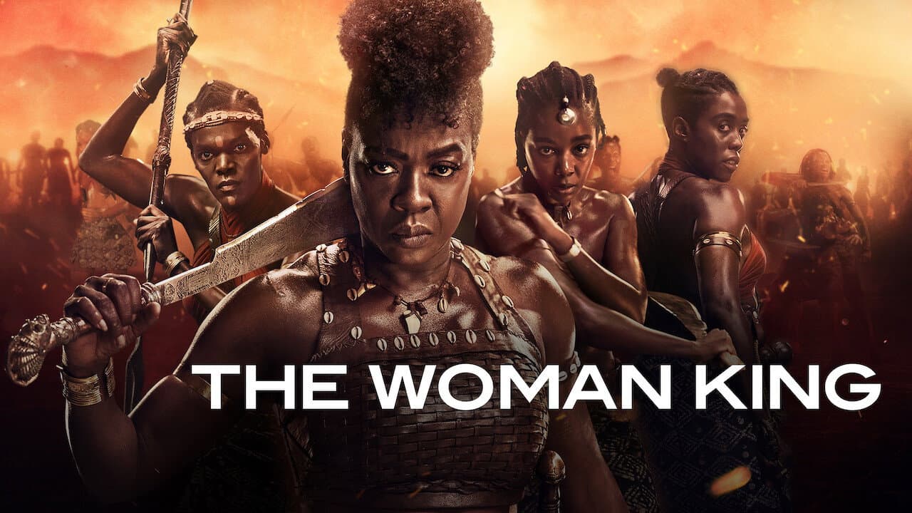 The Woman King — backdrops with title 7