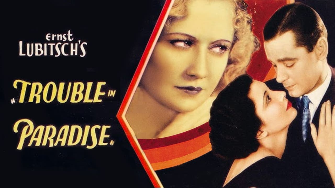 Trouble in Paradise — backdrops with title 1