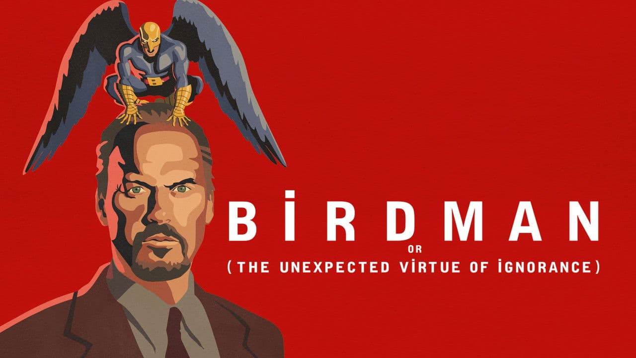 Birdman or (The Unexpected Virtue of Ignorance) — backdrops with title 1