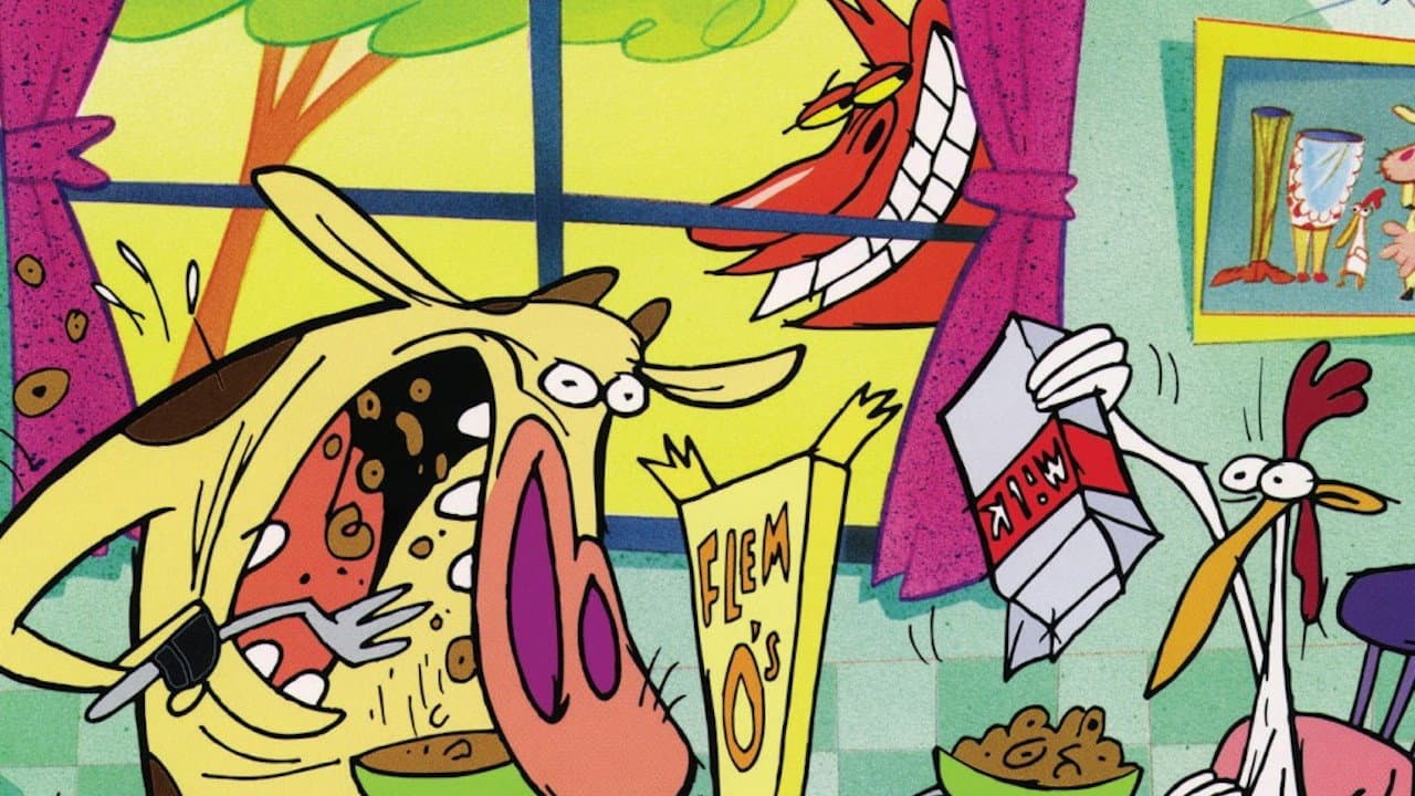 Cow and Chicken — backdrops 1