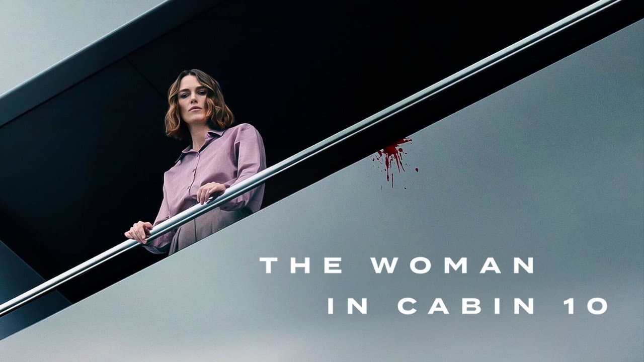 The Woman in Cabin 10 — backdrops with title 3
