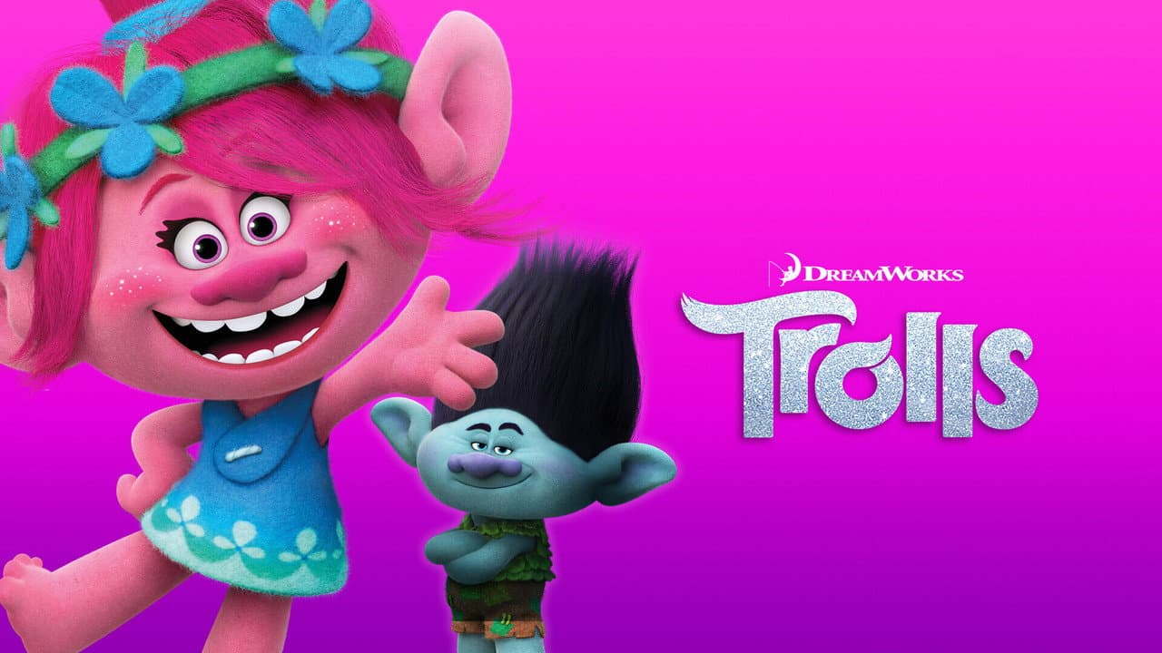 Trolls — backdrops with title 5